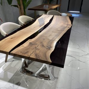 Table Epoxy Walnut River 5